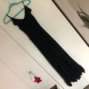 Express high low maxi dress, black size XS